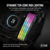 Corsair Vengeance RGB 32 GB DDR5-6000 (2x 16 GB) werkgeheugen Zwart, CMH32GX5M2D6000Z38, XMP, EXPO