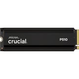 Crucial P510 1 TB SSD Zwart, CT1000P510SSD8, PCIe 5.0, Incl. heatsink
