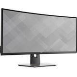 Dell DELL U3417W Refurbished 34" Curved UltraWide monitor Zwart, 2x HDMI, 1x DisplayPort, 1x mini-DisplayPort, USB-A, USB-C 