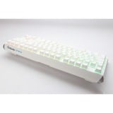 Ducky One 3 Classic Pure White TKL RGB mechanisch toetsenbord Wit, US lay-out (QWERTY), Cherry MX Silent Red, 80% (TKL)	, RGB leds, Double-shot PBT, Hot-swappable, QUACK Mechanics