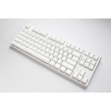 Ducky One 3 Classic Pure White TKL, toetsenbord Wit, US lay-out, Cherry MX Silent Red, RGB led, Double-shot PBT, Hot-swappable, QUACK Mechanics, 80%