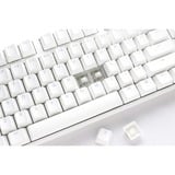 Ducky One 3 Classic Pure White, toetsenbord Wit, US lay-out, Cherry MX Brown, RGB led, Double-shot PBT, Hot-swappable, QUACK Mechanics