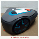 GARDENA Robotmaaier SILENO minimo 500 Grijs/turquoise, 500 m², Li-ion accu + Basisstation inbegrepen, Bluetooth
