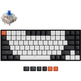 Keychron K2-B2Hv2, toetsenbord Wit/wit, US lay-out, Gateron G Pro Blue, RGB leds, TKL, Double-shot ABS, hot swap, Bluetooth 5.1