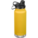 Klean Kanteen Insulated TKWide VI met Chug Cap drinkfles Geel, 946 ml