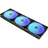 Lian Li UNI FAN AL120 V2 Triple Pack case fan Zwart, 4-pins PWM fan-connector, RGB leds