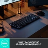 Logitech MX Mechanical, toetsenbord Zwart/grijs, US-International, Bluetooth Low Energy