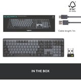 Logitech MX Mechanical, toetsenbord Zwart/grijs, US-International, Bluetooth Low Energy