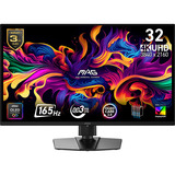 MSI MAG 322UP QD-OLED E16 31.5" 4K Ultra HD gaming monitor Zwart, 1x DisplayPort, 2x HDMI, 1x USB-C, 165 Hz