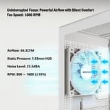 Montech GF120 ARGB PWM case fan Wit, 4-pin PWM
