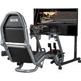 Next Level Racing Round Tube Single Monitor standaard Zwart