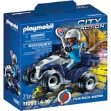 PLAYMOBIL City Action - Politie - Speed Quad Constructiespeelgoed 71092