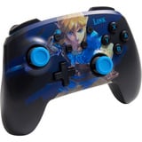 PowerA Enhanced Wireless Controller for Nintendo Switch with Lumectra - Wake Up Link Blauw