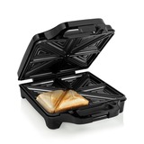 Princess Sandwich Maker Supreme XXL sandwichmaker Zwart/roestvrij staal, RVS | anti-aanbaklaag | 1600 W