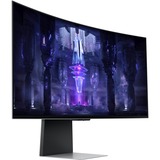 SAMSUNG Odyssey G8 OLED S34BG850SU 34" Curved UltraWide gaming monitor Zilver, 1x Micro HDMI, 1x Mini DisplayPort, 2x USB-C 3.2 (5 Gbit/s), 175 Hz