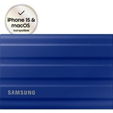 SAMSUNG Portable SSD T7 Shield, 2 TB externe SSD Blauw, MU-PE2T0R/EU, USB-C 3.2 Gen 2 (10 Gbit/s)