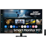 Samsung M7 43" Smart Monitor M70F UHD 4K Zwart, 2x HDMI, 1x USB-C, 2x USB-A, 2x HDMI, USB-C, USB-A, Wi-Fi, Bluetooth