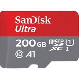 SanDisk Ultra microSDXC 200 GB geheugenkaart UHS-I A1, Class 10