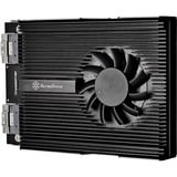 SilverStone SDP13 3,5" Bay naar PCIe NVMe M.2 SSD adapter inbouwframe Zwart, voor 4x M.2 SSD