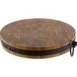 The Bastard Butcher Block snijplank Houtkleur/zwart, 40 cm