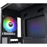 Thermaltake Divider 370 TG ARGB midi tower behuizing Zwart | 2x USB-A | RGB | Tempered Glass