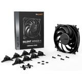 be quiet! Silent Wings 4 PWM 120x120x25 case fan Zwart, 4-pin PWM aansluiting