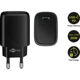 goobay USB-C PD (Power Delivery) Fast Charger (20 W) Zwart