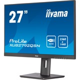 iiyama Prolite XUB2792QSN-B5 27" Monitor Grijs, 75Hz, HDMI, DisplayPort, USB-C, RJ45 (LAN), Audio