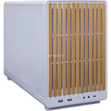 ALTERNATE Thunderstorm SFF Ryzen 7 – RX 9070 XT White Limited Edition gaming pc Wit/houtkleur | R7 9800X3D | RX 9070 XT | 32 GB | 2 TB SSD