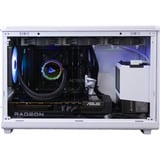 ALTERNATE Thunderstorm SFF Ryzen 7 – RX 9070 XT White Limited Edition gaming pc Wit/houtkleur | R7 9800X3D | RX 9070 XT | 32 GB | 2 TB SSD