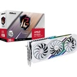 ASRock Phantom Gaming Radeon RX 7900 XT OC 20GB grafische kaart Wit, 1x HDMI, 3x DisplayPort