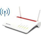 AVM FRITZ!Box 6890 LTE International router Wit/rood, 3G (UMTS/HSPA+), Mesh Wi-Fi