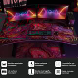 Arozzi Arena Gaming Desk - Crawling Chaos Zwart/donkerrood