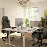 Arozzi Arena Nordico Sit/Stand Desk - White gaming desk Zwart