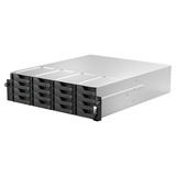 Asustor Lockerstor 16R Pro Gen2 (AS7216RDX) nas Zwart, 2x 1G LAN, 2x 2.5G LAN, 4x USB 3.2 Gen 1