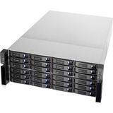 Chenbro RM41824M3 SAS-12G Rack behuizing Zwart | 2x USB-A 3.2 (5 Gbit/s)