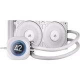 Corsair NAUTILUS 240 RS LCD CPU-vloeistofkoeler waterkoeling Wit