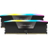 Corsair Vengeance RGB 32 GB DDR5-6000 (2x 16 GB) werkgeheugen Zwart, CMH32GX5M2B6000C30, XMP 3.0