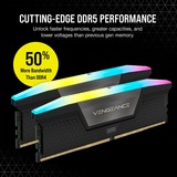Corsair Vengeance RGB 32 GB DDR5-6000 (2x 16 GB) werkgeheugen Zwart, CMH32GX5M2B6000C30, XMP 3.0