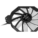 Corsair iCUE SP140 RGB ELITE Performance case fan Zwart/transparant, 4-pins PWM fan-connector