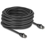 DeLOCK Cat.8.1 netwerkkabel Zwart, 15 meter, S/FTP, RJ-45