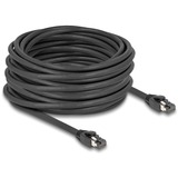 DeLOCK Patchkabel S/FTP, RJ-45 met Cat.8.1 Zwart, 15 meter