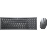 Dell KM7120W draadloze desktopset Grijs, US lay-out (QWERTY), Scissor switches, 96%, 1600 dpi
