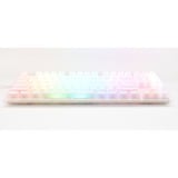 Ducky One 3 TKL Aura White, toetsenbord Wit, US lay-out, Cherry MX Brown, ABS Double Shot, hot swap