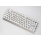 Ducky One 3 TKL Aura White, toetsenbord Wit, US lay-out, Cherry MX Brown, ABS Double Shot, hot swap