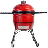 Kamado Joe Big Joe I houtskoolbarbecue Rood/zwart, Ø 61cm