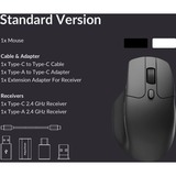 Keychron M6-A3 Wireless Mouse Wit, 26,000 DPI, USB-C / Bluetooth 5.1 / 2.4 GHz