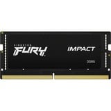 Kingston FURY Impact 32 GB DDR5-5600 (1x 32 GB) laptopgeheugen Zwart, KF556S40IB-32, SO-DIMM