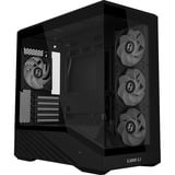 Lian Li Vector V100R MINI midi tower behuizing Zwart | 2x USB-A | 1x USB-C | RGB | Tempered Glass