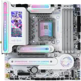 MAXSUN MS-iCraft B860M CROSS PRO socket 1851 moederbord Wit, RAID, 5 Gb-LAN, WLAN, BT, Sound, µATX